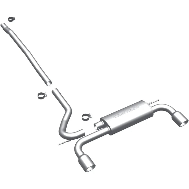MagnaFlow Mini Countryman Dual Split Rear Exit Stainless Cat-Back Performance Exhaust - Main Product View