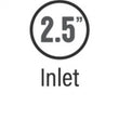 Load image into Gallery viewer, MagnaFlow Muff GP 3.5in Round Diameter 2.5in Center Inlet / 2.5in Center Outlet - Additional View 12