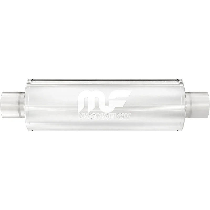 MagnaFlow Muffler Mag SS 22X4X4 2.25X2.25 C/C - Side View