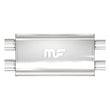 Load image into Gallery viewer, MagnaFlow Muffler Mag SS 22X5X11 3 D/D - Side View