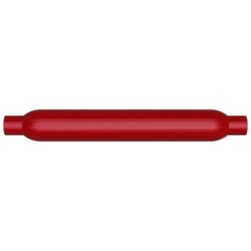 MagnaFlow Muffler Red Pack Series Glasspack 3.5in Rd 26in Body Length 2in/2in Inlet/Outlet - Main Product View