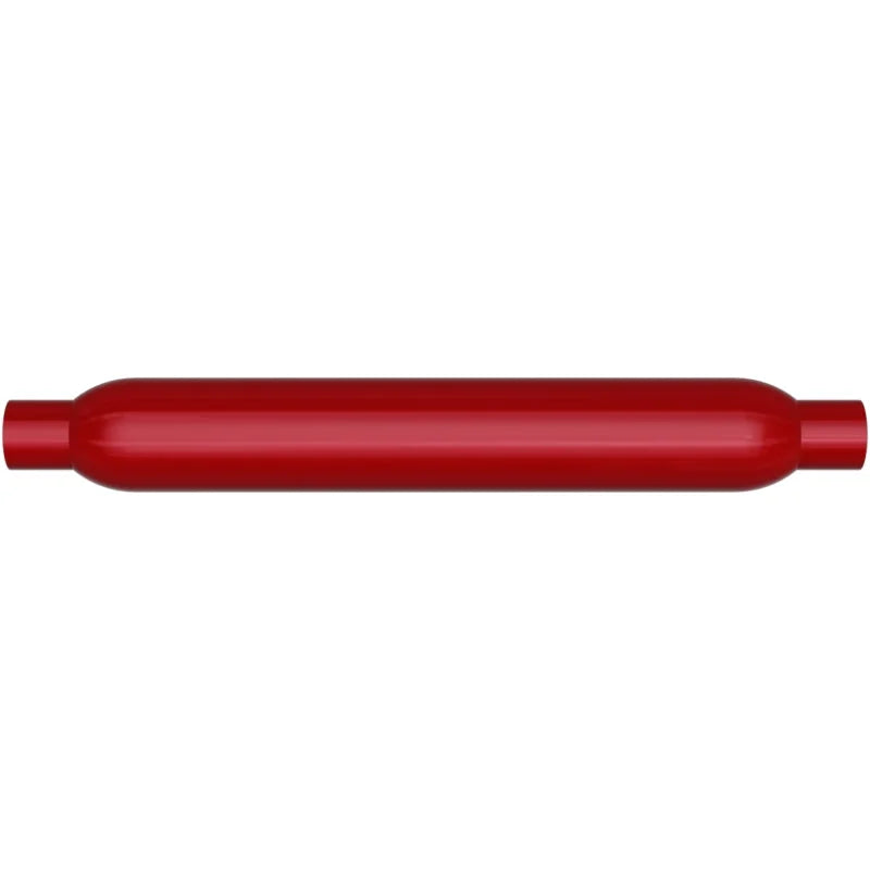 MagnaFlow Muffler Red Pack Series Glasspack 3in Rd 18in Body Length 2in/2in Inlet/Outlet - Main Product View