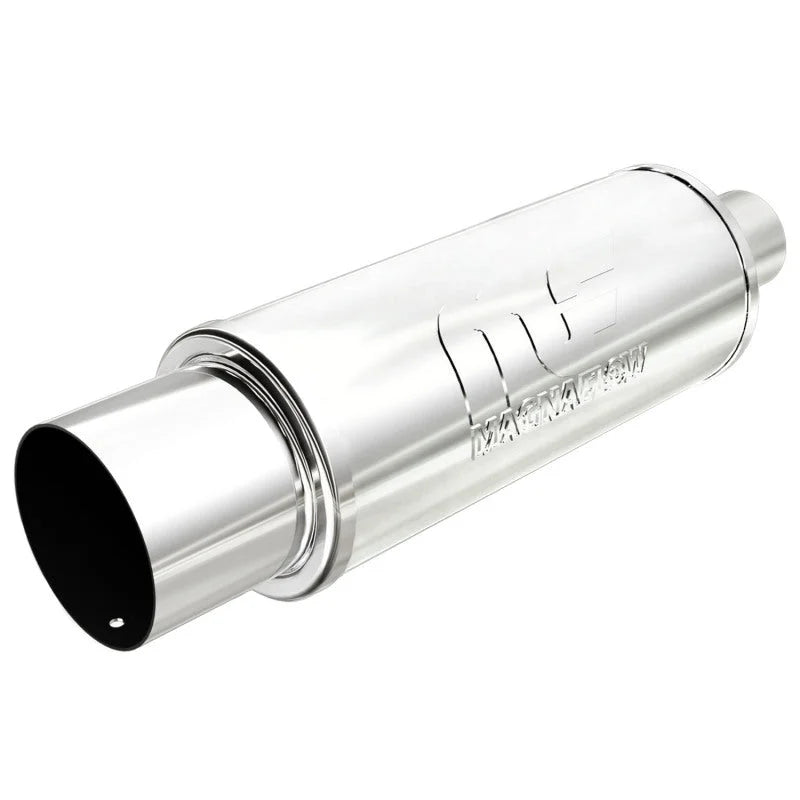 MagnaFlow Muffler W/Tip Mag SS 14X5X5-2.25/4. - Main Product View