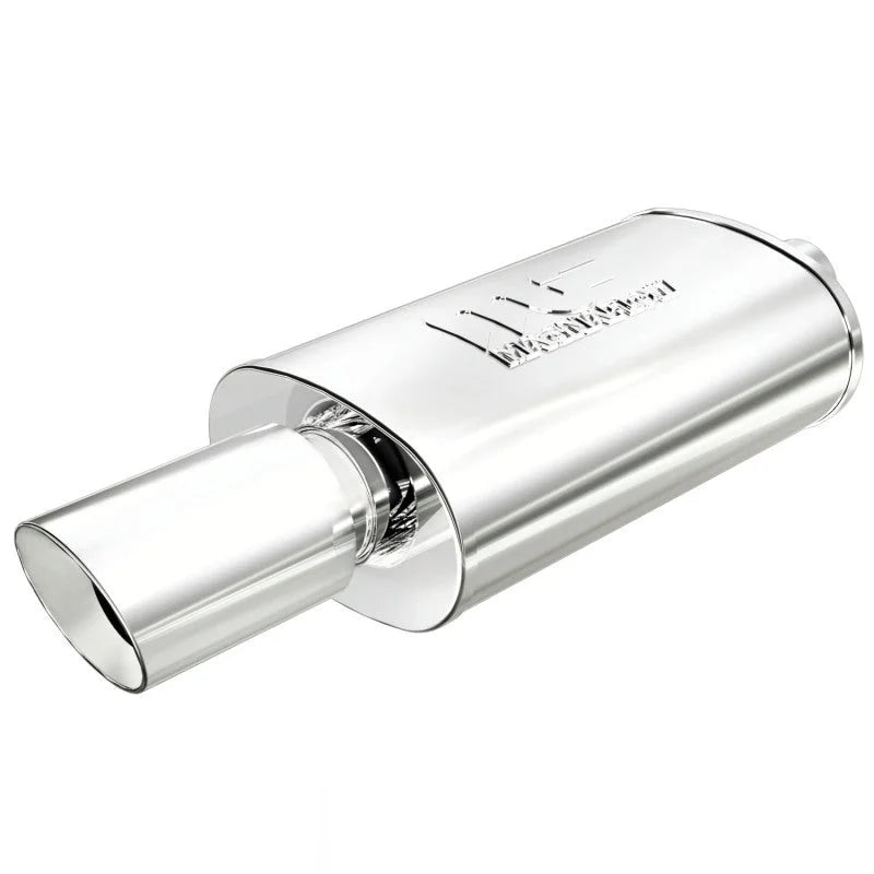 MagnaFlow Muffler W/Tip Mag SS 14X5X8 2.25/4. - Main Product View
