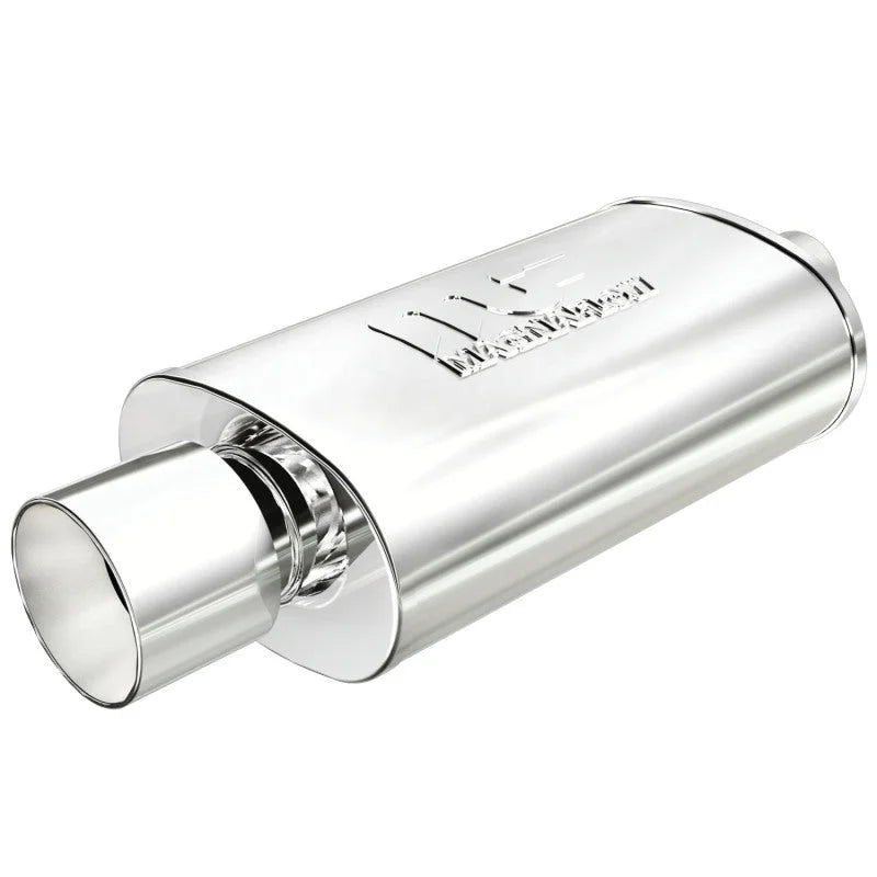 MagnaFlow Muffler W/Tip Mag SS 14X5X8 2.25/4. - Main Product View