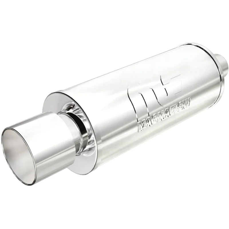 MagnaFlow Muffler W/Tip Mag SS 14X6X6 2.25/4. - Main Product View