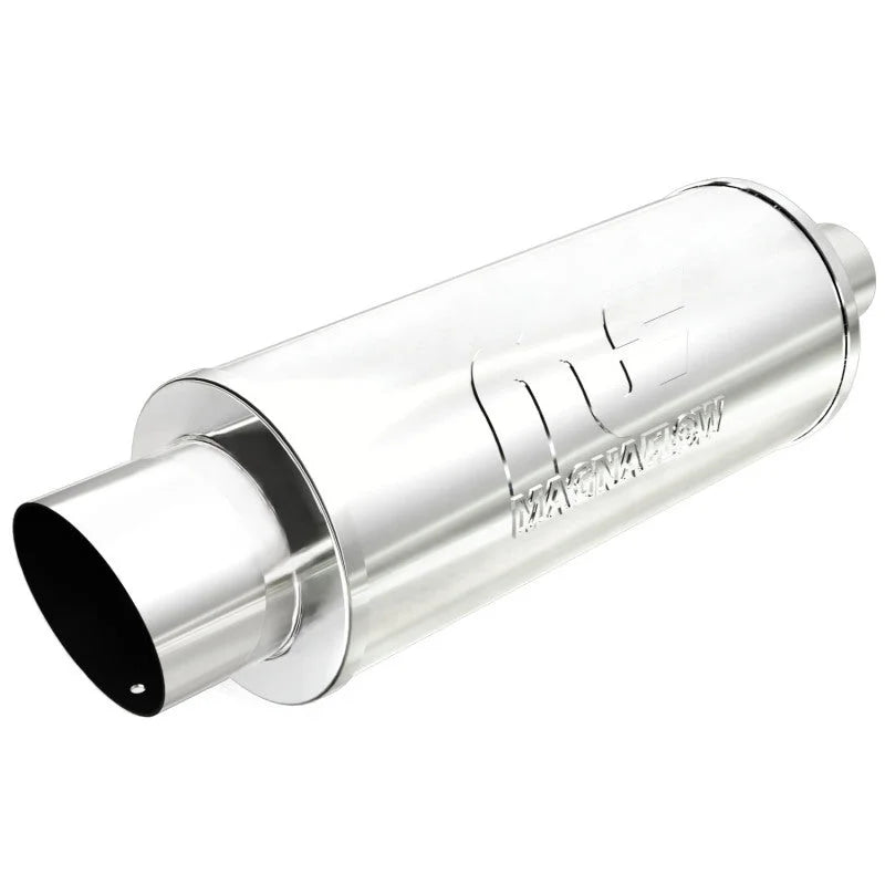 MagnaFlow Muffler W/Tip Mag SS 14X6X6 2.25/4. - Main Product View