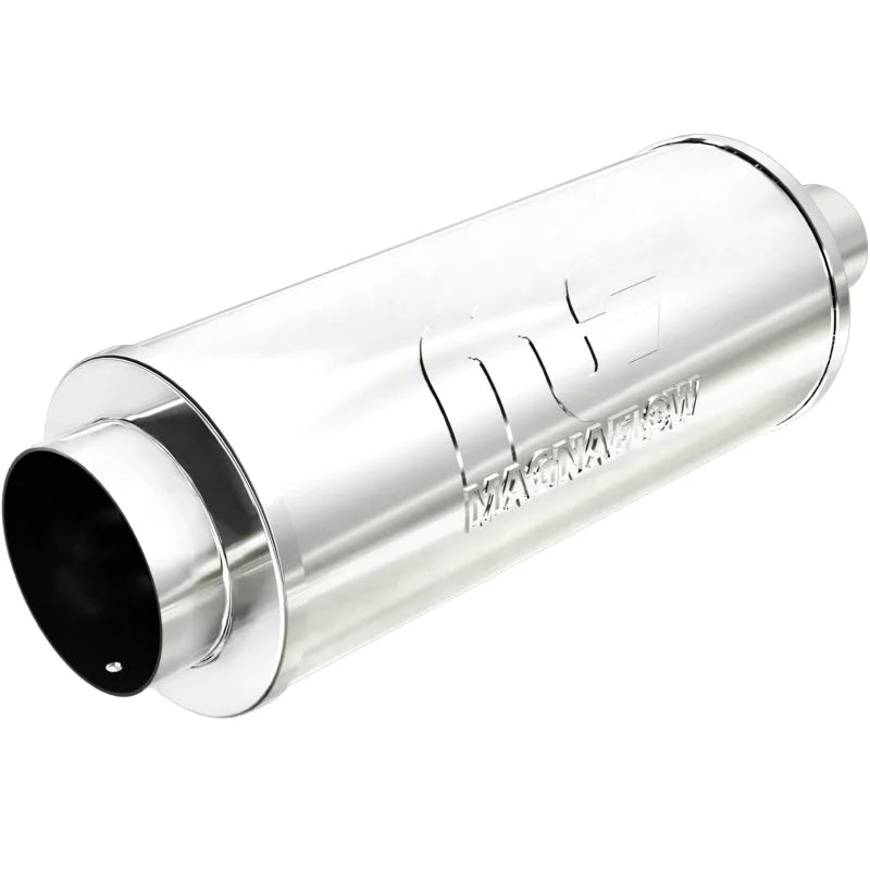 MagnaFlow Muffler W/Tip Mag SS 14X6X6 2.25/4. - Main Product View