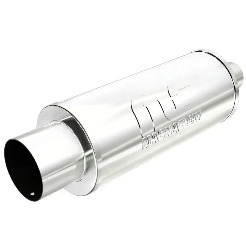 MagnaFlow Muffler W/Tip Mag SS 14X6X6 2.25/4. - Main Product View