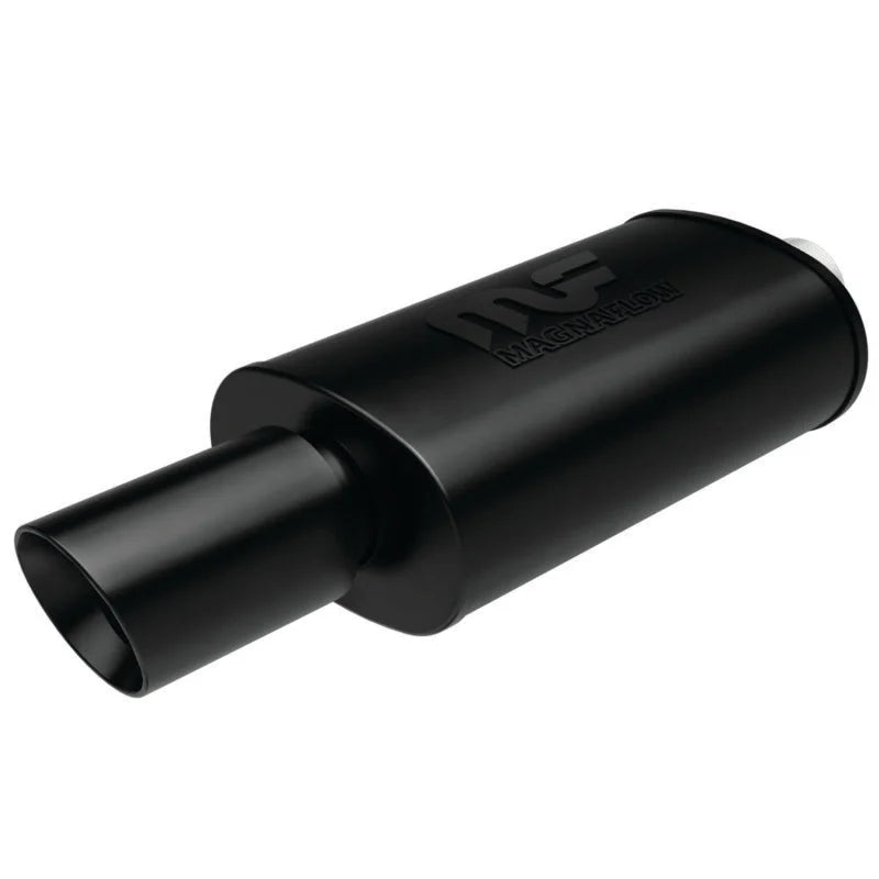 MagnaFlow Muffler with Tip Mag Blk 14x5x8 2.25/4 - Main Product View