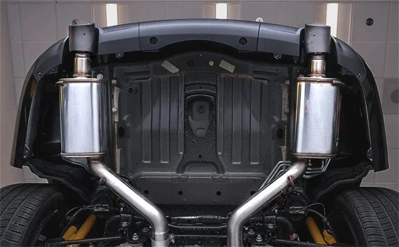 MagnaFlow 18-23 Dodge Durange NEO Series Cat-Back Exhaust - Back View
