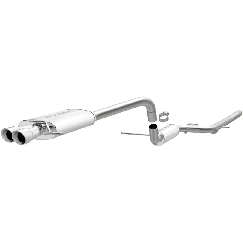 MagnaFlow Performance Cat-Back Exhaust System Dual Straight Drive Side Rear Exit 11-14 VW Jetta 2.0L - Main Product View