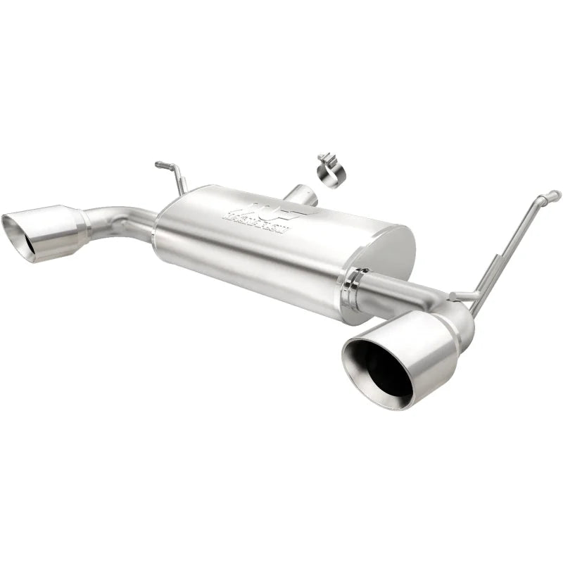 MagnaFlow SYS A/B 07-14 Jeep Wrangler JK  3.8/3.6 L Stainless Steel - Side View
