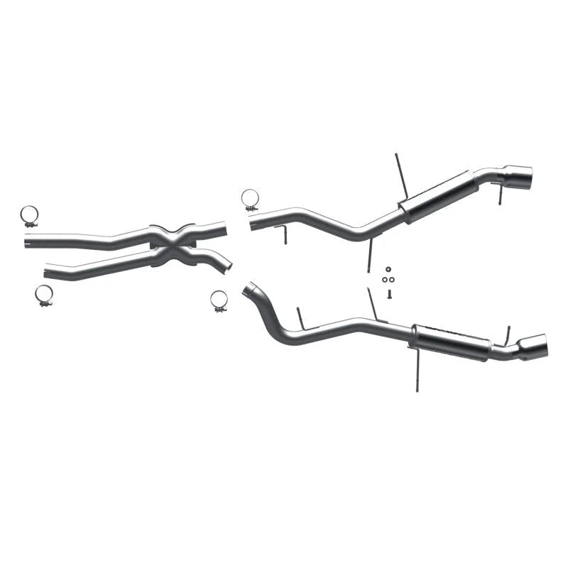 MagnaFlow SYS C/B 07-10 BMW 335i Sedan Sport - Side View