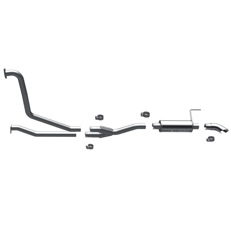 MagnaFlow SYS C/B 07-10 Titan CC/EC 5.6L - Side View