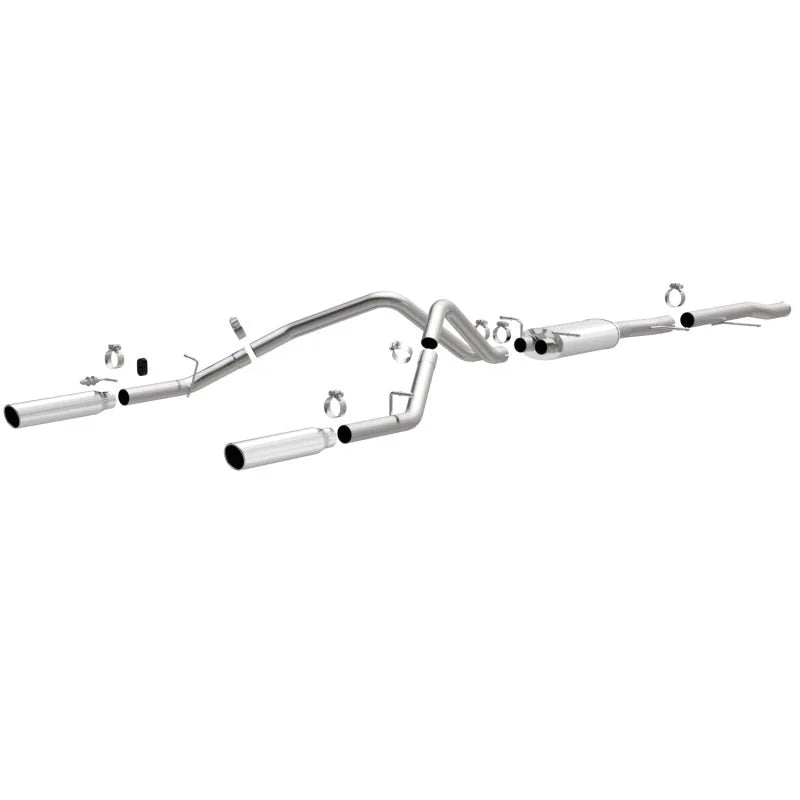 MagnaFlow SYS C/B 10 Chevy Silverado EC/SB - Side View