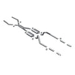 Load image into Gallery viewer, MagnaFlow SYS C/B 67-70 Mustang 2.50inch w/Tru-X - Side View