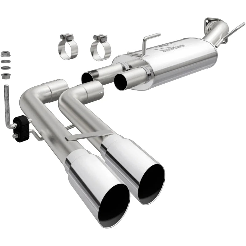 MagnaFlow SYS Cat-Back 09-13 Dodge Ram 1500 3.6L - Side View