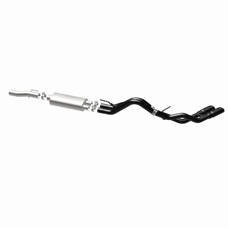 MagnaFlow SYS Cat-Back 10-14 Ford Raptor 6.2L V8 2.5/3in Black Dual Same Side Exit Rear 3.5 Tips - Additional View 12