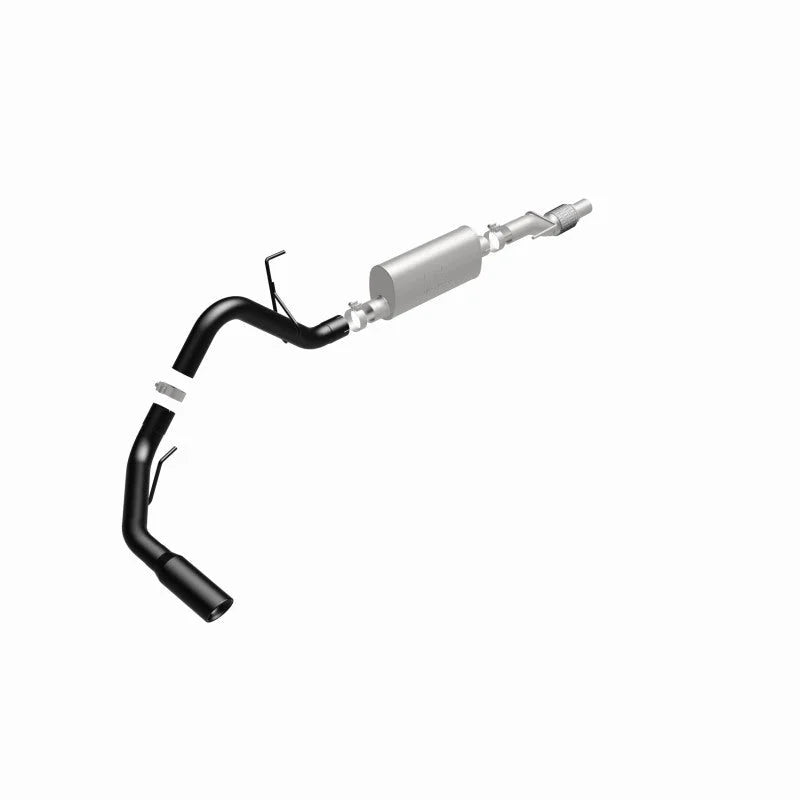 MagnaFlow SYS Cat-Back 11-14 Ford F-150 3.5L V6 EcoBoost 3in Black Single Side Exit Rear 3 Tip - Additional View 14
