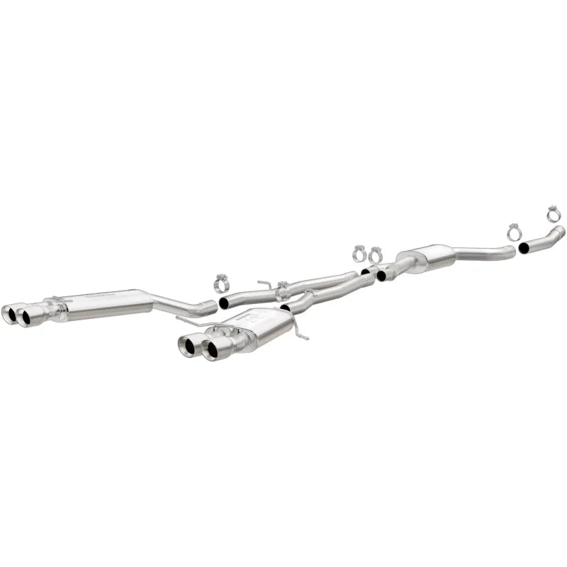 MagnaFlow SYS Cat-Back 13-14 BMW 535I 3.0L - Side View