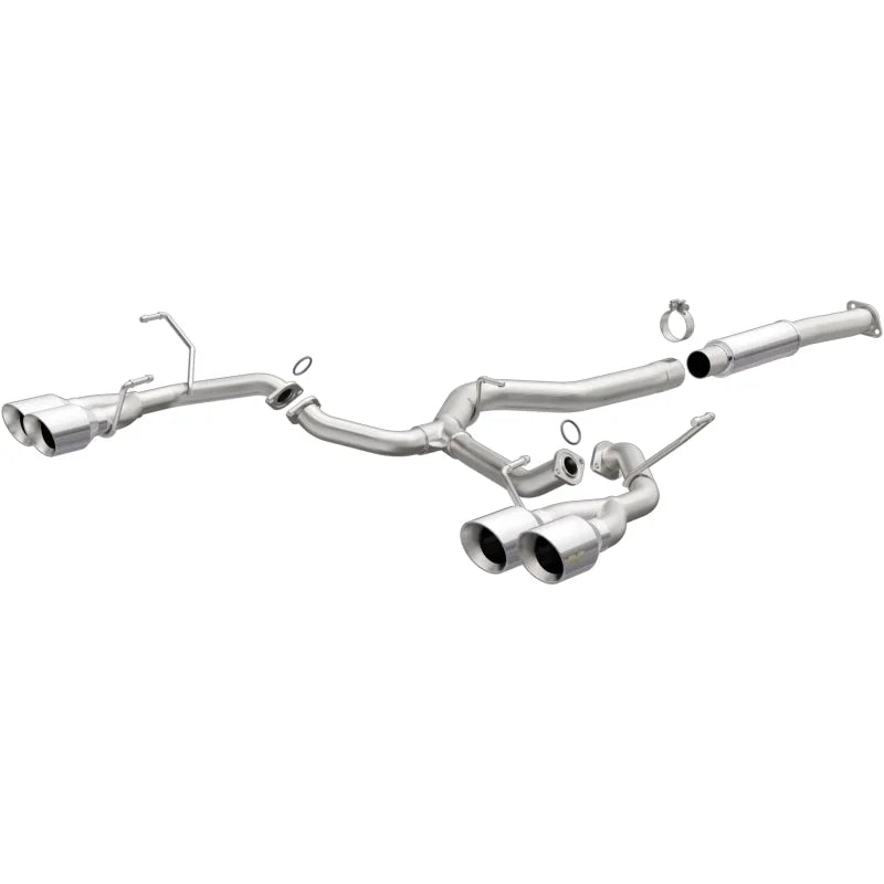 MagnaFlow SYS Cat-Back 15-17 Subaru WRX Sti 2.5L Polished 3in Tips - Main Product View