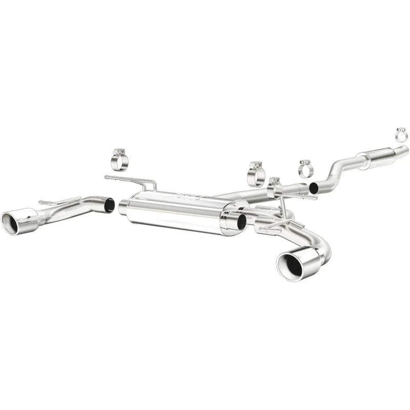 MagnaFlow SYS Cat-Back 2014 Mazda 3 2.0L - Side View