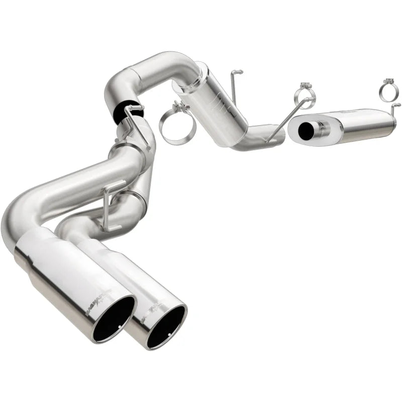 MagnaFlow SYS Cat-Back 2014 Ram 2500 6.4L Dual - Side View