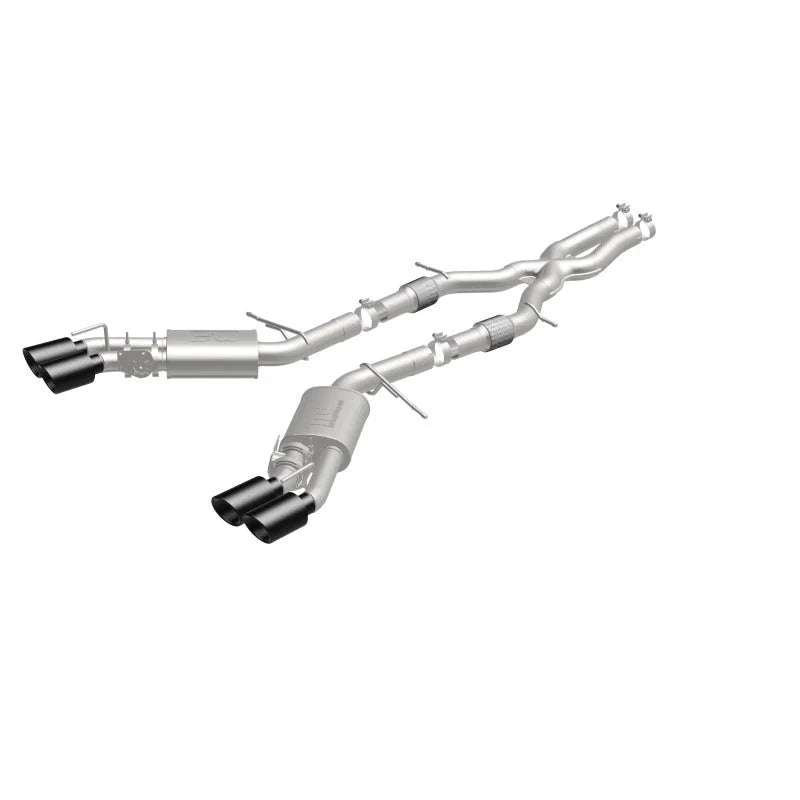MagnaFlow SYS Cat-Back 2015-2017 Cadillac CTS-V 6.2L Quad 4in Carbon Fiber Tips - Additional View 7