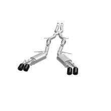Load image into Gallery viewer, MagnaFlow SYS Cat-Back 2015-2017 Cadillac CTS-V 6.2L Quad 4in Carbon Fiber Tips - Additional View 14