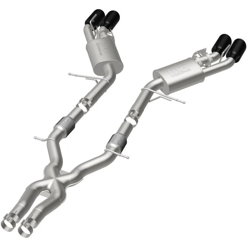 MagnaFlow SYS Cat-Back 2015-2017 Cadillac CTS-V 6.2L Quad 4in Carbon Fiber Tips - Additional View 15