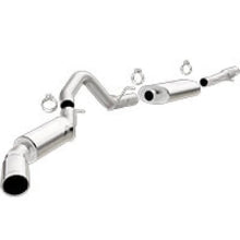 Load image into Gallery viewer, MagnaFlow SYS Cat-Back 2015 GMC Yukon XL Denali 3in Single Passenger Side Rear Ext. 4in Tip - Side View