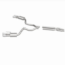 Load image into Gallery viewer, MagnaFlow SYS Cat-Back 2018 Ford Mustang GT 5.0L Competition Dual Exit Polished 4in Tips - Additional View 8