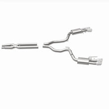 Load image into Gallery viewer, MagnaFlow SYS Cat-Back 2018 Ford Mustang GT 5.0L Competition Dual Exit Polished 4in Tips - Additional View 12
