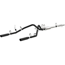Load image into Gallery viewer, MagnaFlow SYS Cat-Back 3.5in Black Dual Split Rear Tips 10-13 Chevy Silverado / GMC Sierra 5.3L - Main Product View