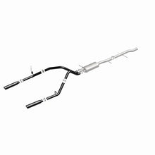 Load image into Gallery viewer, MagnaFlow SYS Cat-Back 3.5in Black Dual Split Rear Tips 10-13 Chevy Silverado / GMC Sierra 5.3L - Additional View 10
