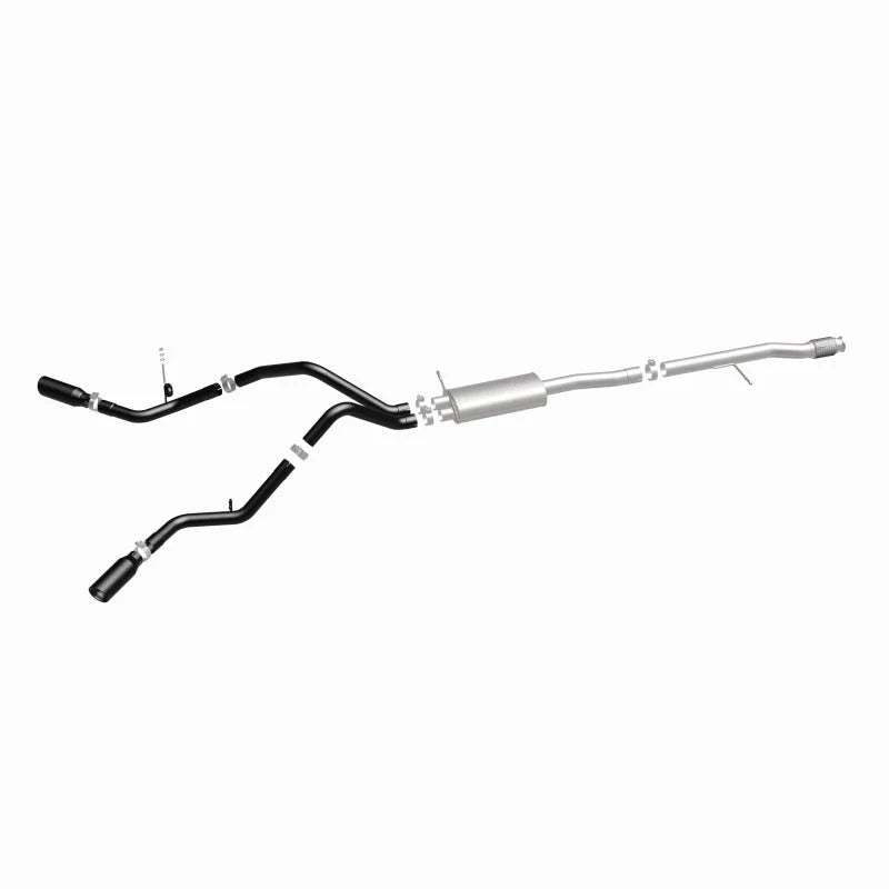 MagnaFlow SYS Cat-Back 3.5in Black Dual Split Rear Tips 14-15 Chevy Silverado/GMC Sierra 4.3L-5.3L - Additional View 8