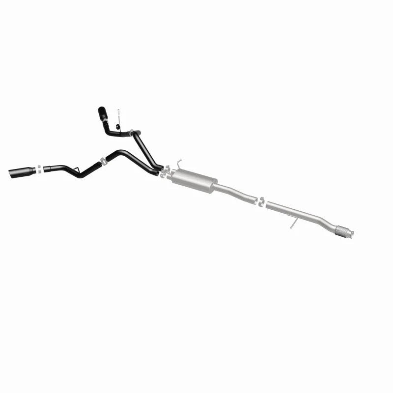MagnaFlow SYS Cat-Back 3.5in Black Dual Split Rear Tips 14-15 Chevy Silverado/GMC Sierra 4.3L-5.3L - Additional View 10