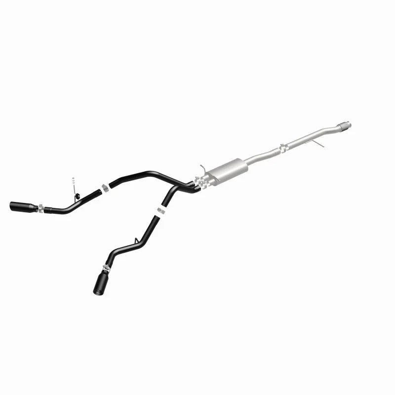 MagnaFlow SYS Cat-Back 3.5in Black Dual Split Rear Tips 14-15 Chevy Silverado/GMC Sierra 4.3L-5.3L - Additional View 11