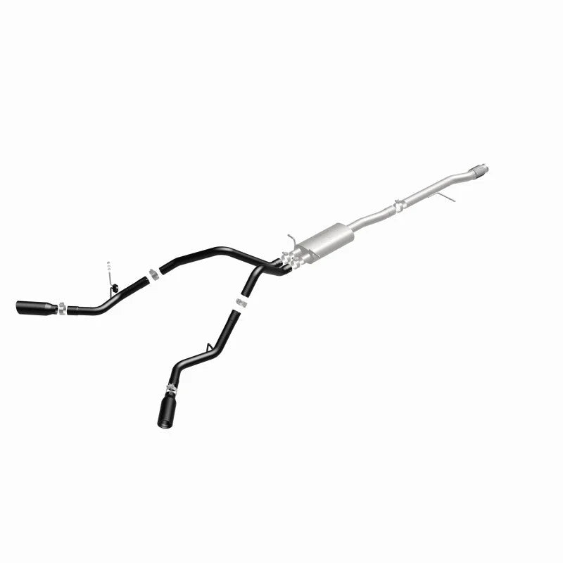 MagnaFlow SYS Cat-Back 3.5in Black Dual Split Rear Tips 14-15 Chevy Silverado/GMC Sierra 4.3L-5.3L - Additional View 12