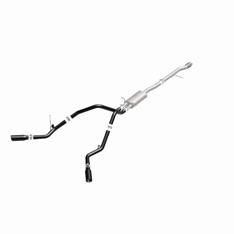 MagnaFlow SYS Cat-Back 3.5in Black Dual Split Rear Tips 14-15 Chevy Silverado/GMC Sierra 4.3L-5.3L - Additional View 15