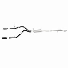 Load image into Gallery viewer, MagnaFlow SYS Cat-Back 4in Black Dual Split Rear Tips 14-15 Chevy Silverado/GMC Sierra 4.3L-5.3L - Additional View 8