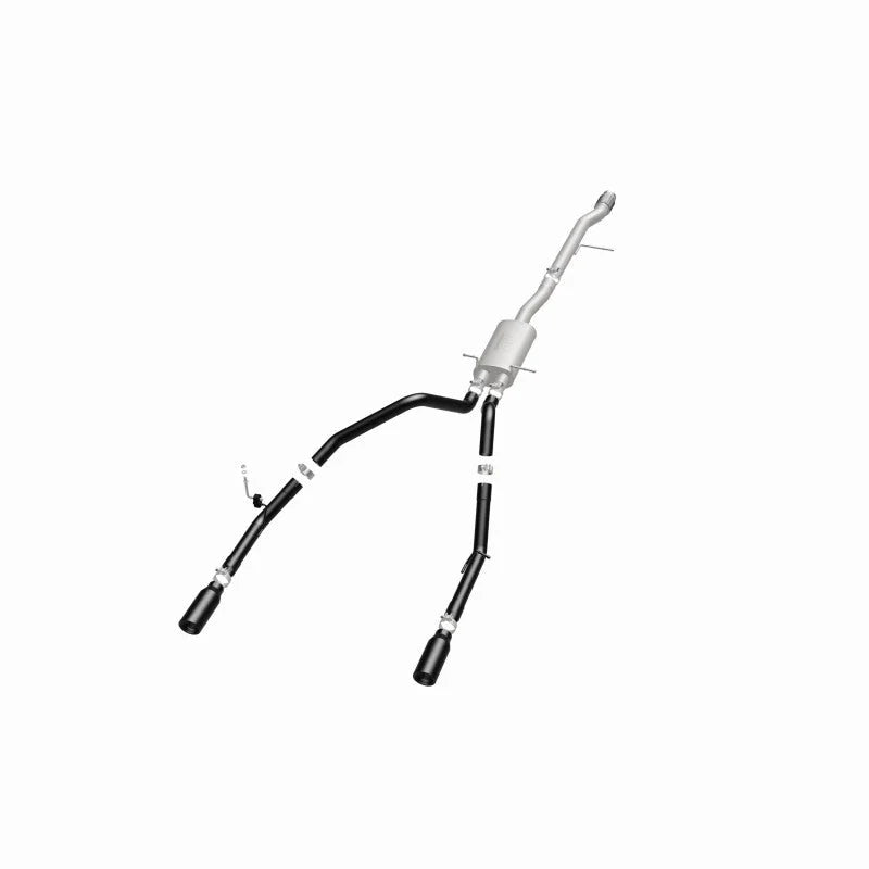 MagnaFlow SYS Cat-Back 4in Black Dual Split Rear Tips 14-15 Chevy Silverado/GMC Sierra 4.3L-5.3L - Additional View 11