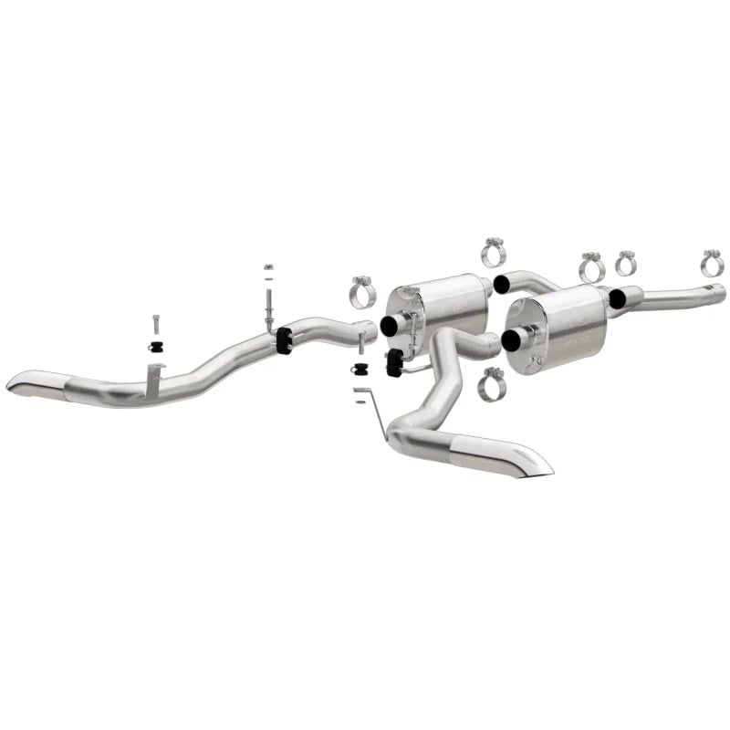 MagnaFlow SYS Cat-Back 66-67 Ford Bronco 4.7L - Side View