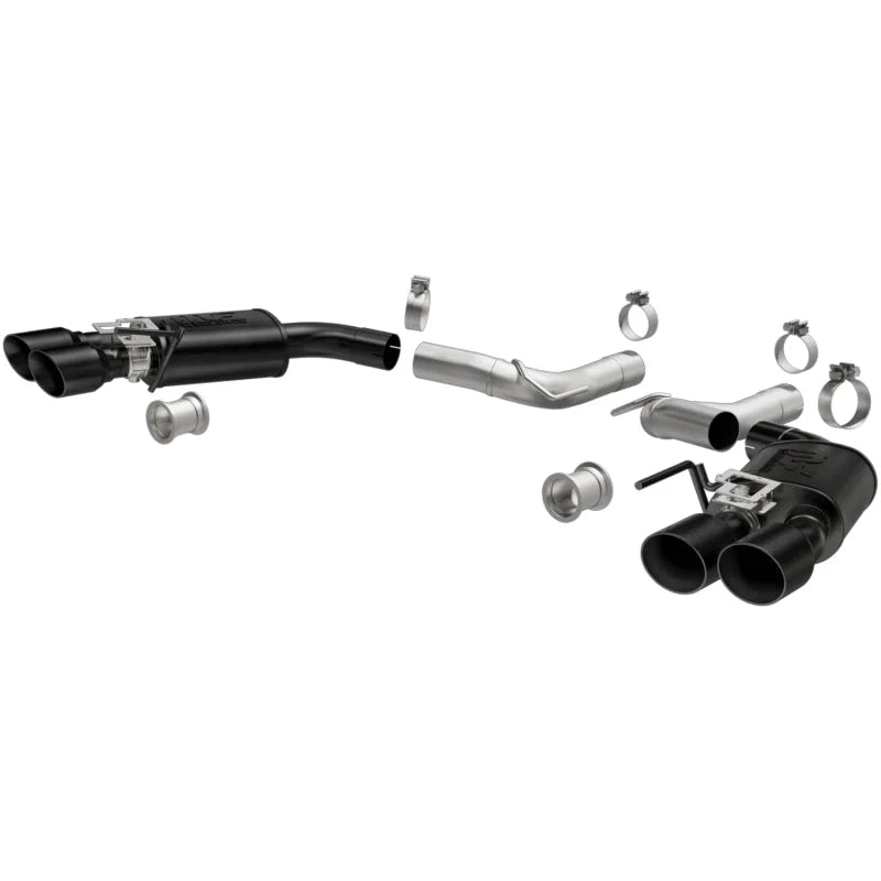 MagnaFlow SYS Competition Black A/B 2011 Ford Mustang 5.0L - Side View