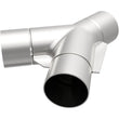 Load image into Gallery viewer, MagnaFlow Smooth Trans Y 2.50inch SS 70 deg. - Side View