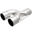 Load image into Gallery viewer, MagnaFlow Smooth Trans Y 2.50inch SS 90 deg. - Side View