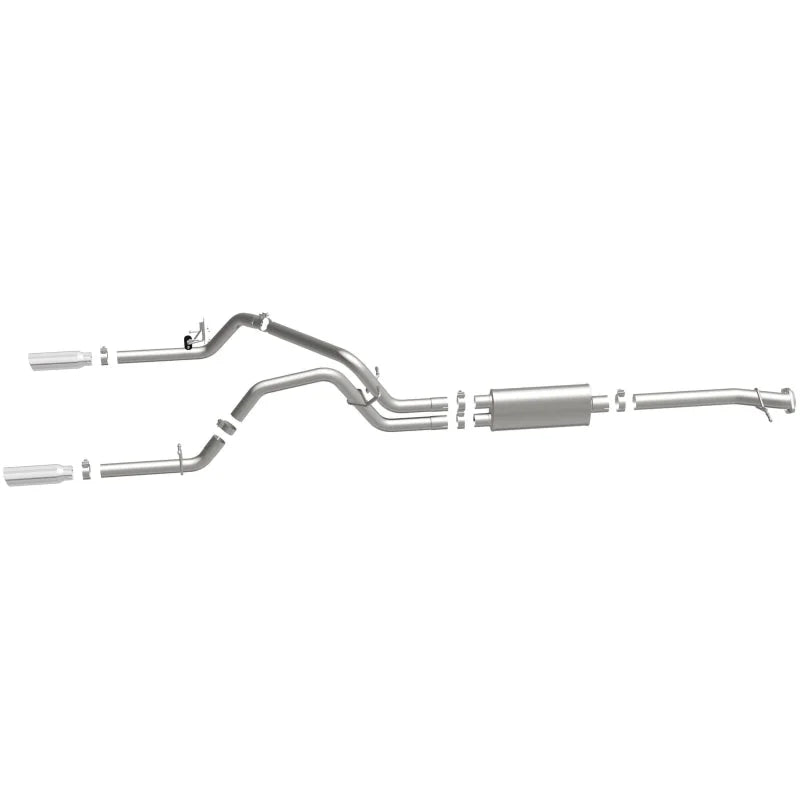 MagnaFlow Stainless Cat-Back Exhaust 2015 Chevy Colorado/GMC Canyon Dual Split Rear Exit 3.5in - Additional View 12