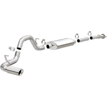 Load image into Gallery viewer, MagnaFlow Stainless Cat-Back Exhaust 2015 Chevy Colorado/GMC Canyon Single Passenger Rear Exit 4in - Side View