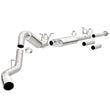 Load image into Gallery viewer, MagnaFlow Stainless Cat-Back Exhaust 2015 Chevy Silverado 2500HD 6.0L P/S Rear Exit 5in - Side View